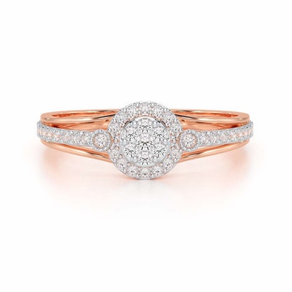 Impeccable Sheen Silver Ring - Rose Gold - Image 5