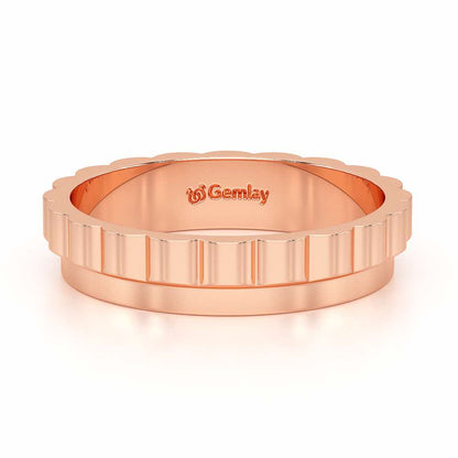 Delphine Silver Ring - Rose Gold - Image 5