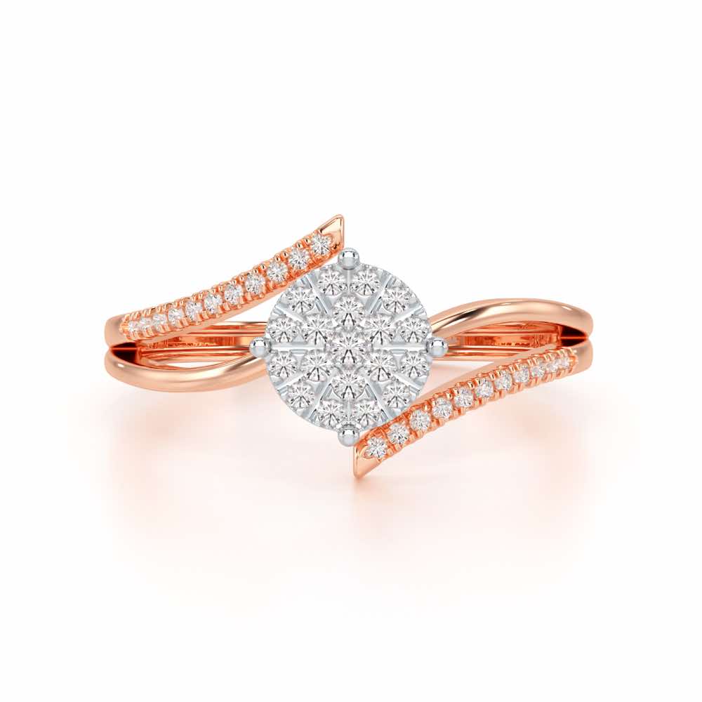 Shine Source Silver Ring - Rose Gold - Image 5