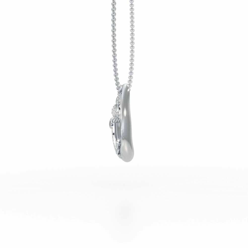Radiant Gleam Silver Pendant - White Gold - Image 4