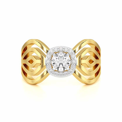 Radiant Majesty Solitaire Ring - Yellow Gold - Image 4