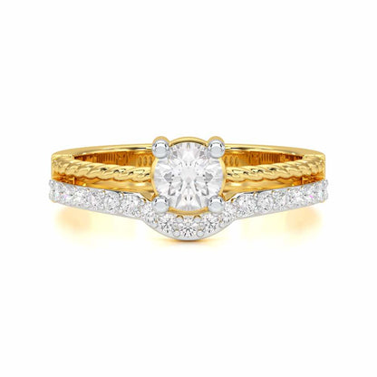 Radiant Mirage Solitaire Ring - Yellow Gold - Image 4