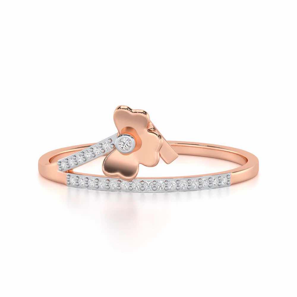 Radiant Reflections Silver Ring - Rose Gold - Image 4