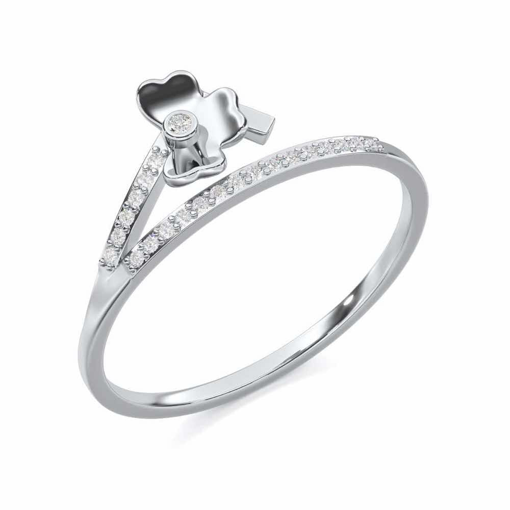 Radiant Reflections Silver Ring - White Gold - Image 1
