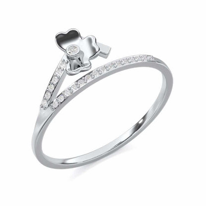 Radiant Reflections Silver Ring - White Gold - Image 1