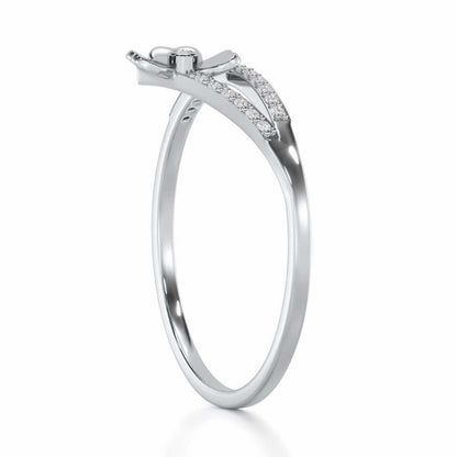 Radiant Reflections Silver Ring - White Gold - Image 3