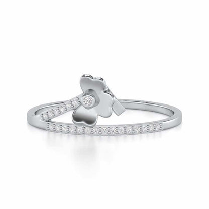 Radiant Reflections Silver Ring - White Gold - Image 4