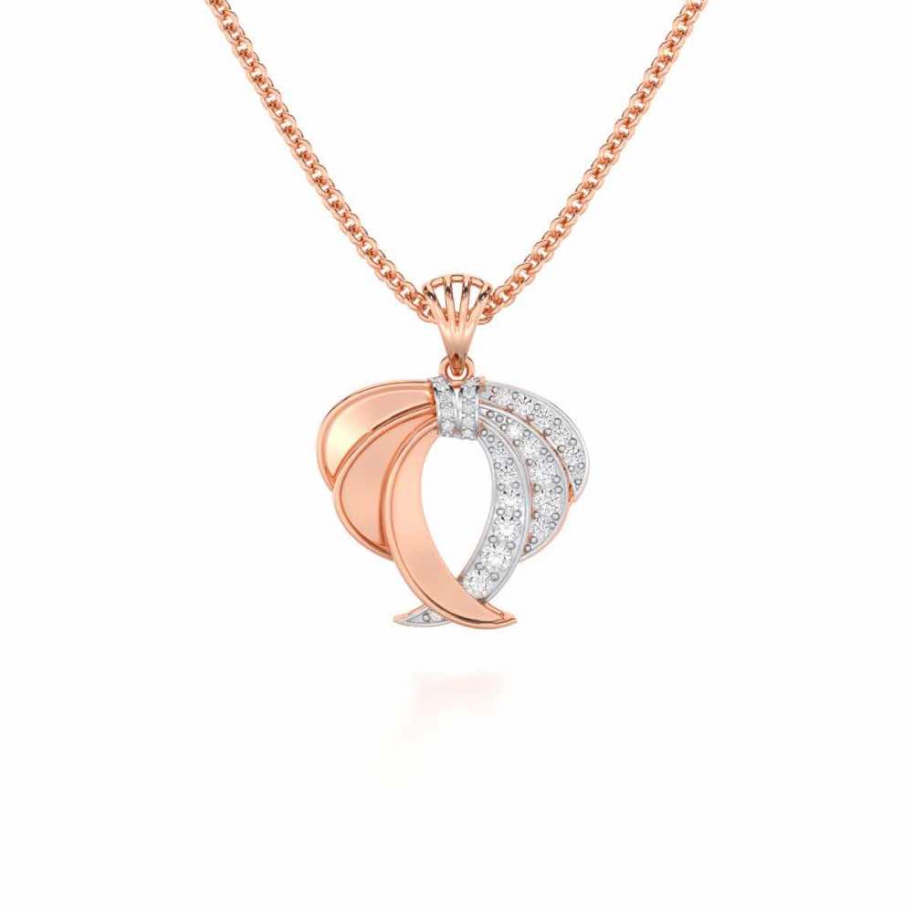 Radiant Ruffle Silver Pendant