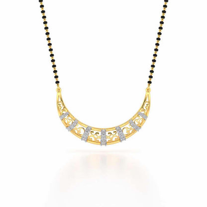 Raksha Silver Mangasutra - Yellow Gold - Image 3