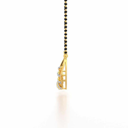 Raksha Silver Mangasutra - Yellow Gold - Image 4