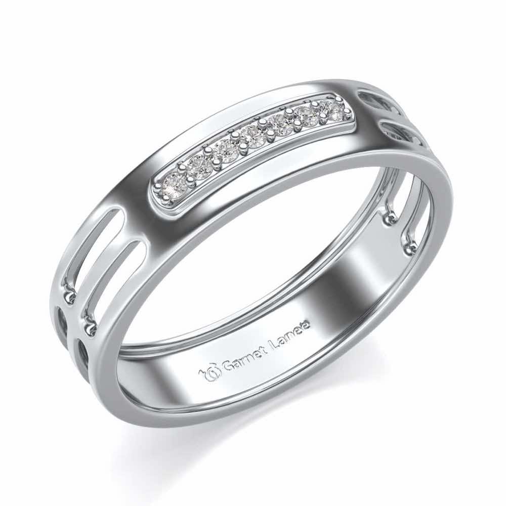 Ratify Silver Band Ring - White Gold - Image 1