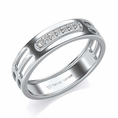 Ratify Silver Band Ring - White Gold - Image 1