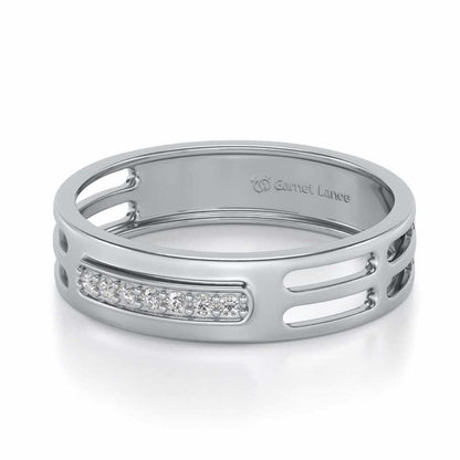 Ratify Silver Band Ring - White Gold - Image 2