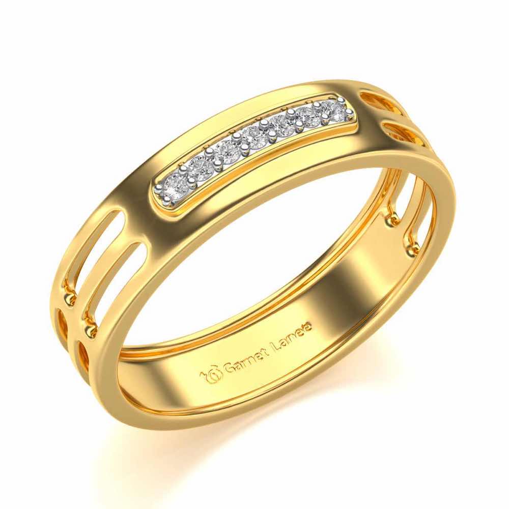 Ratify Silver Band Ring - Yellow Gold - Image 1