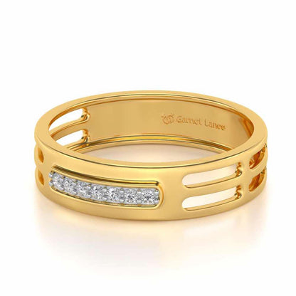 Ratify Silver Band Ring - Yellow Gold - Image 2