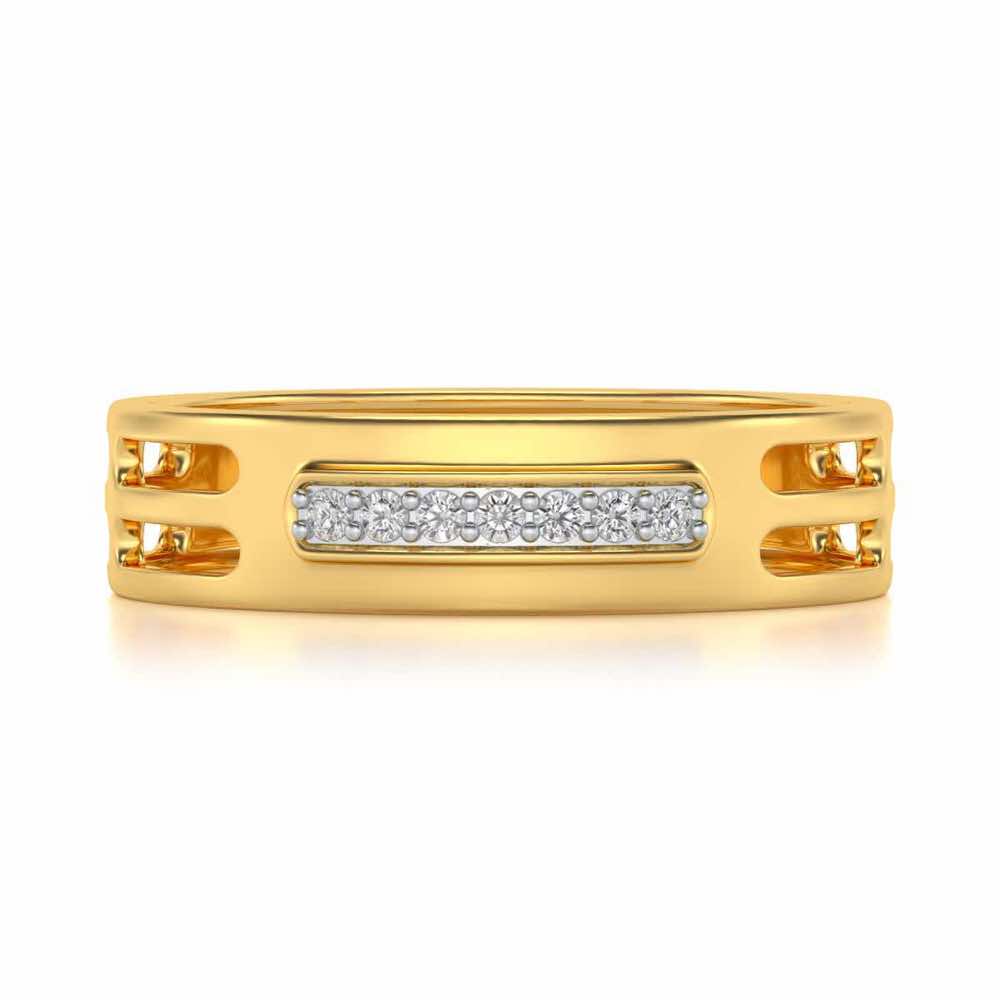 Ratify Silver Band Ring - Yellow Gold - Image 4