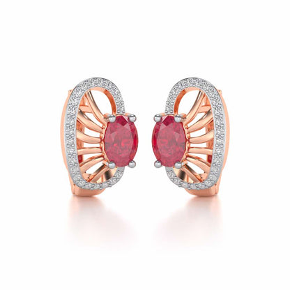 Red Eye Silver Bali - Rose Gold - Image 1
