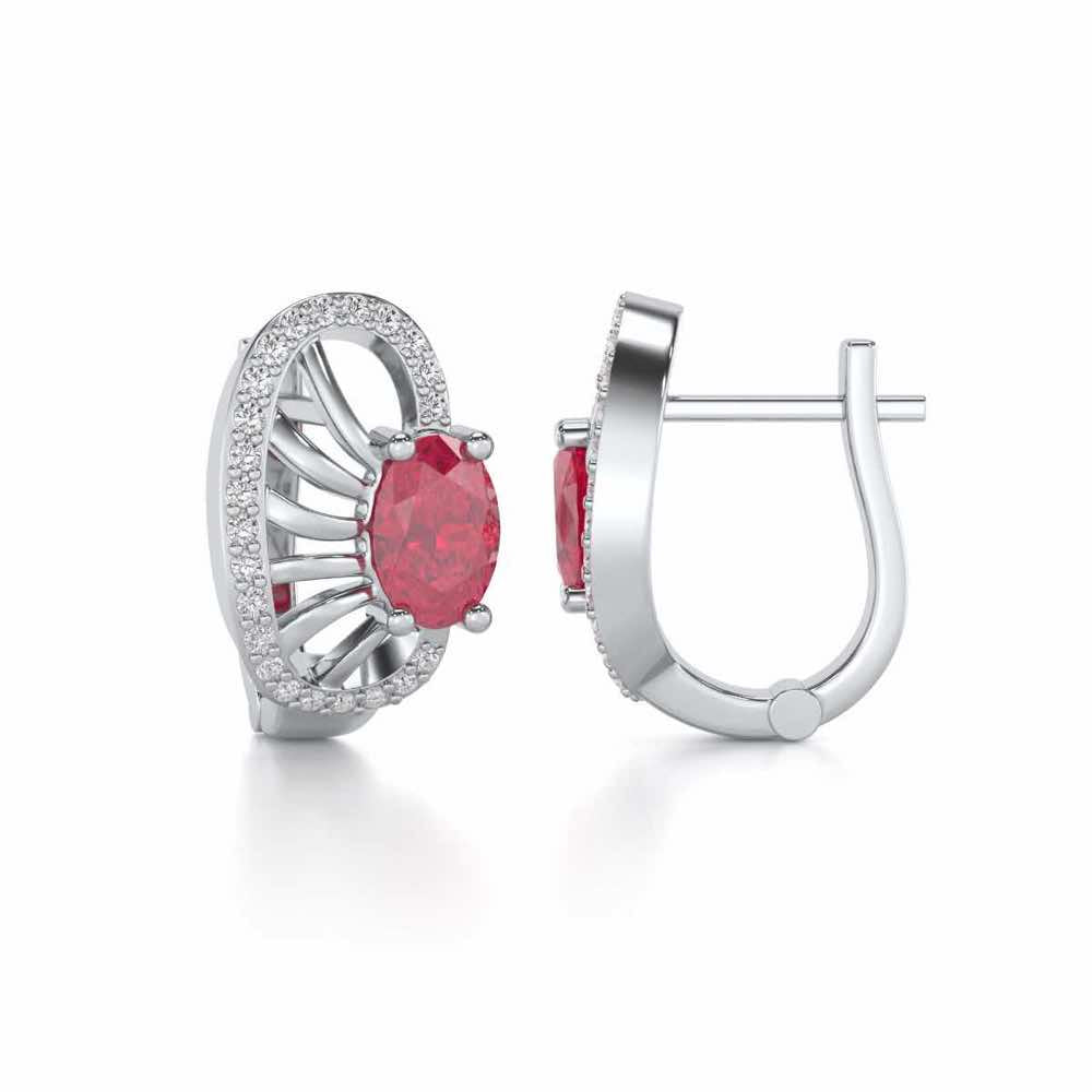 Red Eye Silver Bali - White Gold - Image 4