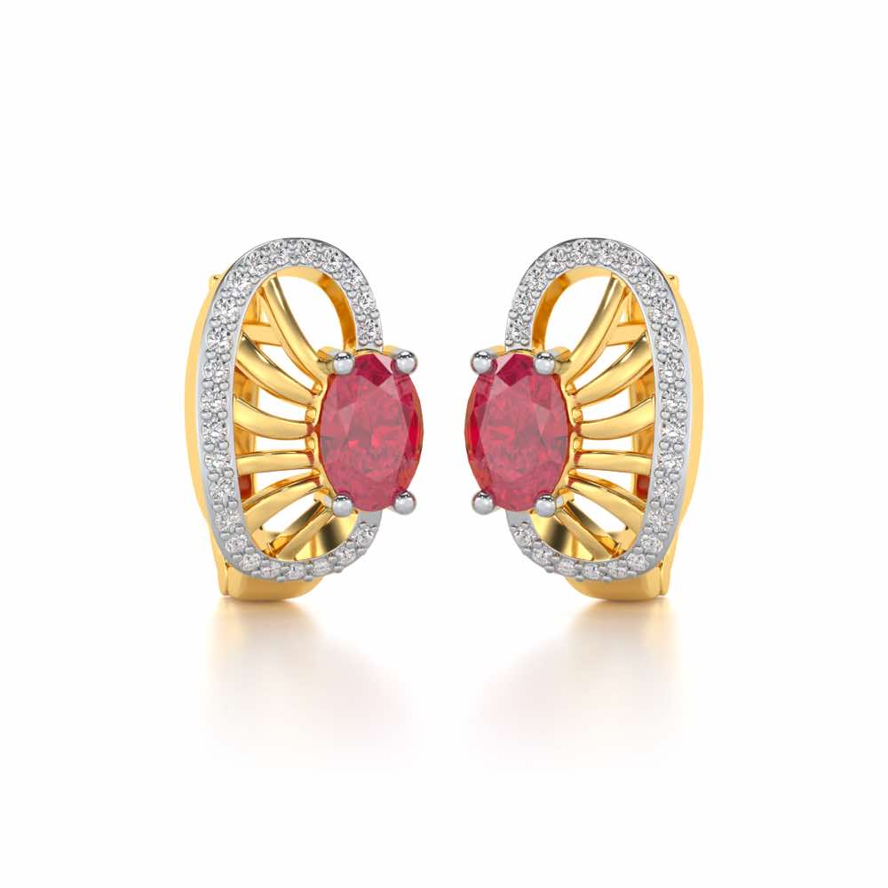 Red Eye Silver Bali - Yellow Gold - Image 1
