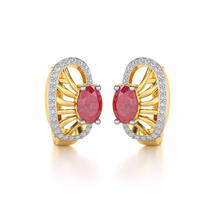 Red Eye Silver Bali - Yellow Gold - Image 1