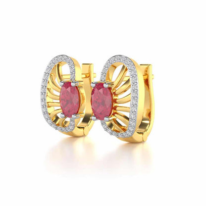 Red Eye Silver Bali - Yellow Gold - Image 3