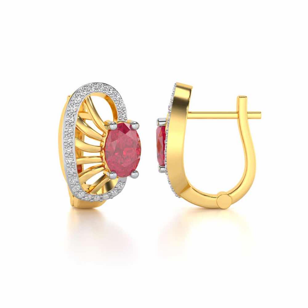 Red Eye Silver Bali - Yellow Gold - Image 4