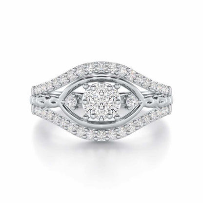 Refined Riches Silver Ring - White Gold - Image 4