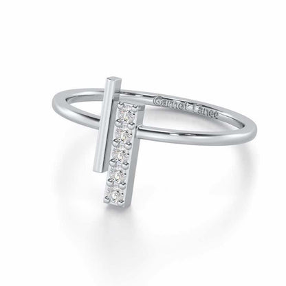 Regal Brilliance Silver Ring - White Gold - Image 2