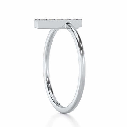 Regal Brilliance Silver Ring - White Gold - Image 3