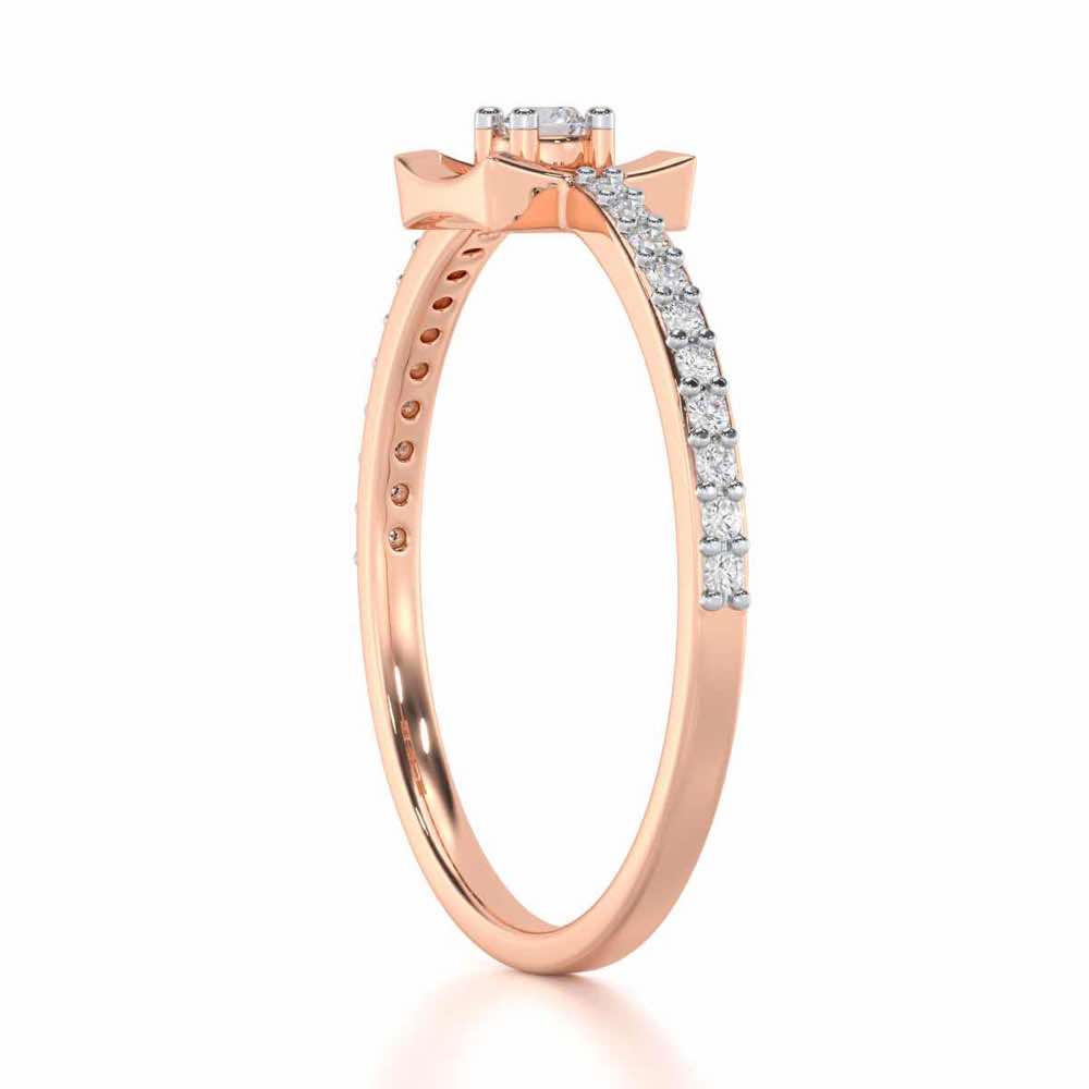Regal Eherea Silver Ring - Rose Gold - Image 3