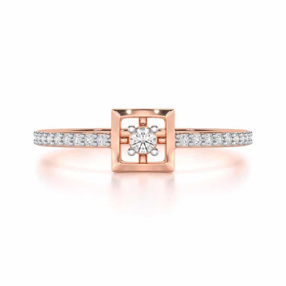 Regal Eherea Silver Ring - Rose Gold - Image 4