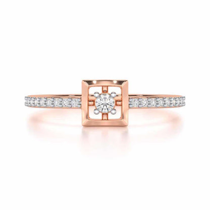Regal Eherea Silver Ring - Rose Gold - Image 4