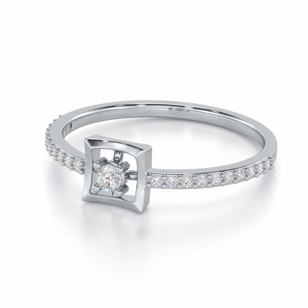 Regal Eherea Silver Ring - White Gold - Image 2
