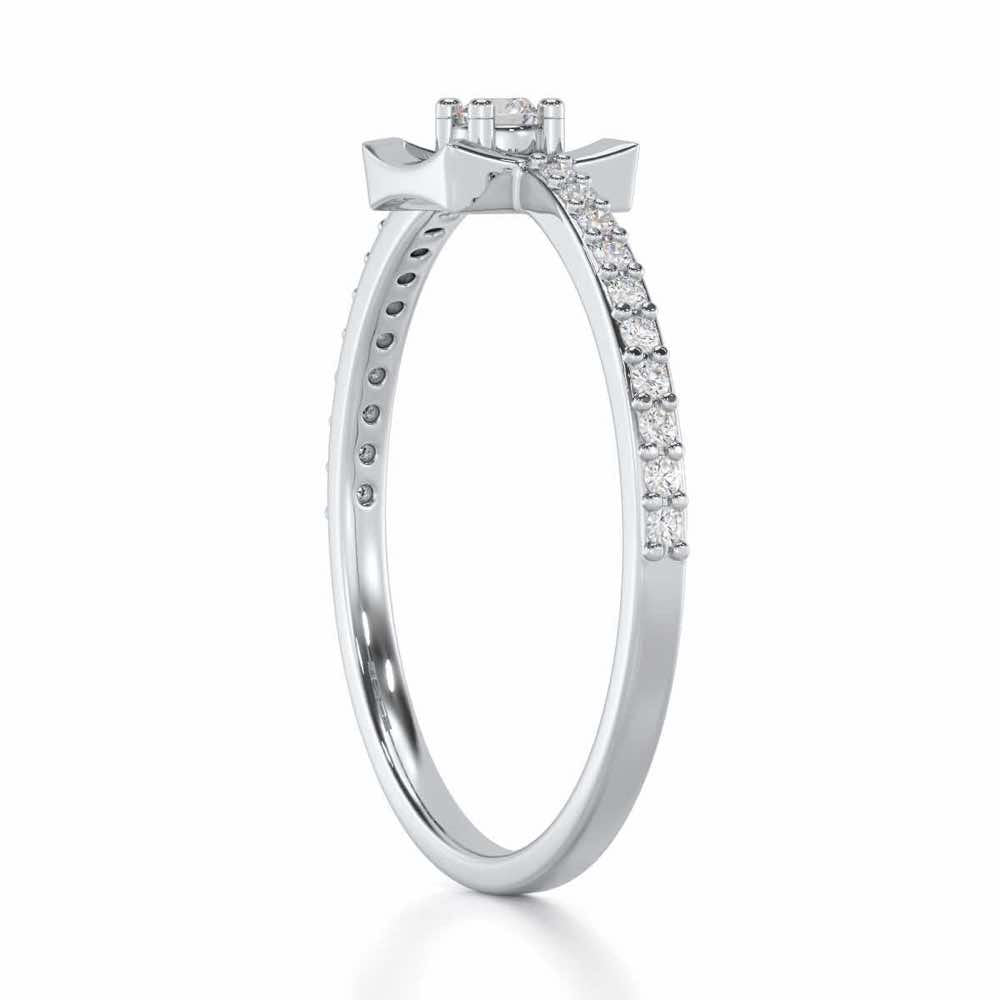 Regal Eherea Silver Ring - White Gold - Image 3