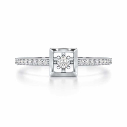 Regal Eherea Silver Ring - White Gold - Image 4