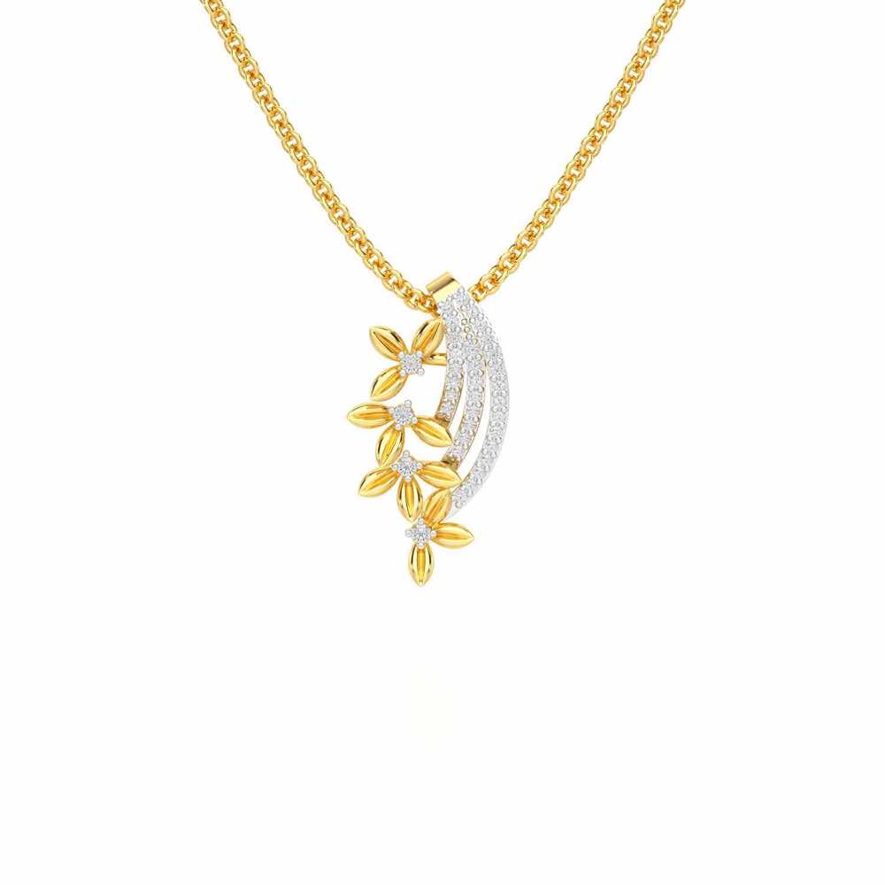 Regal Growth Silver Pendant