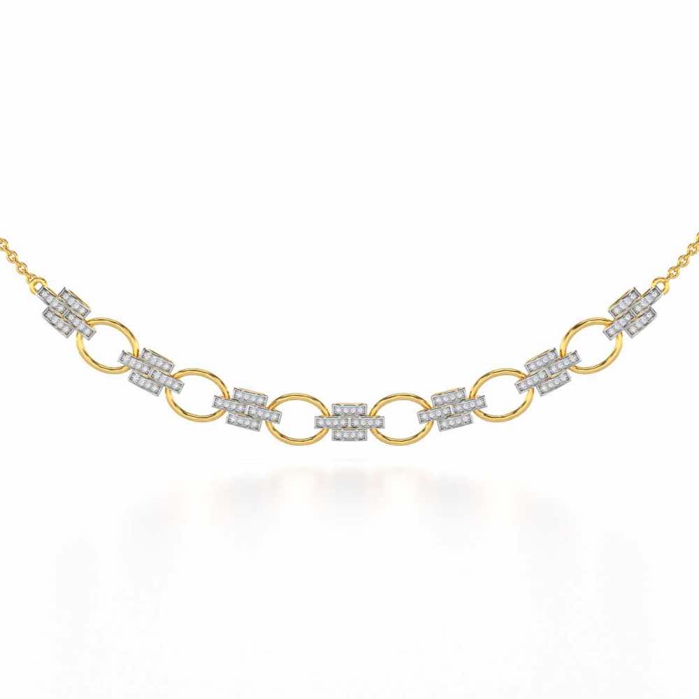 Regal Lace Silver Necklace
