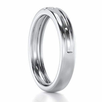 Regal Unity Men Solitaire Ring - White Gold - Image 3
