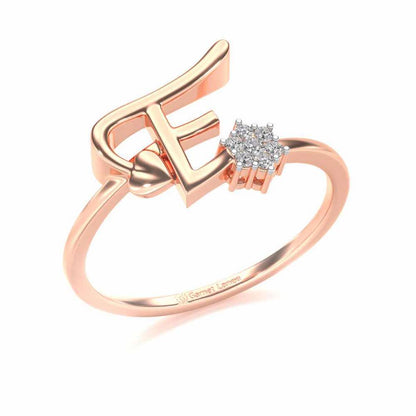Regalia E Silver Ring - Rose Gold - Image 1
