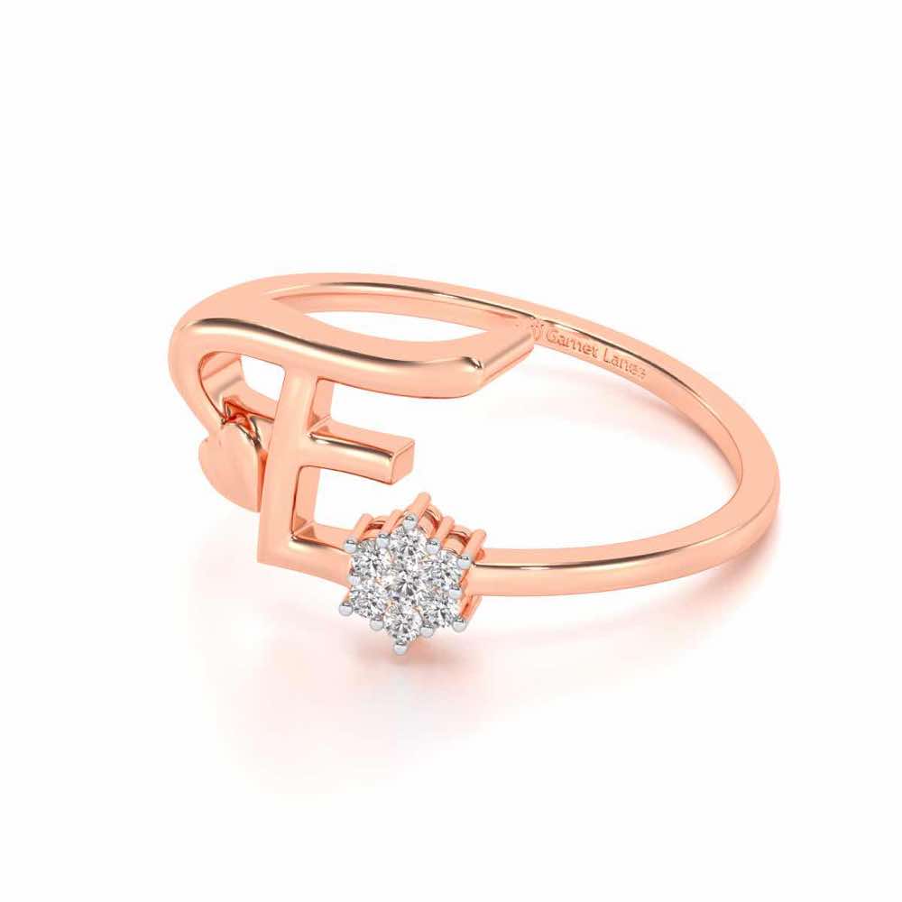 Regalia E Silver Ring - Rose Gold - Image 2