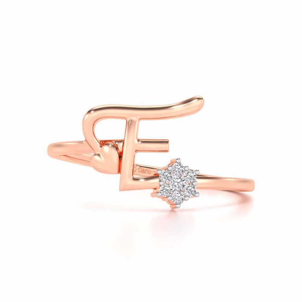 Regalia E Silver Ring - Rose Gold - Image 4