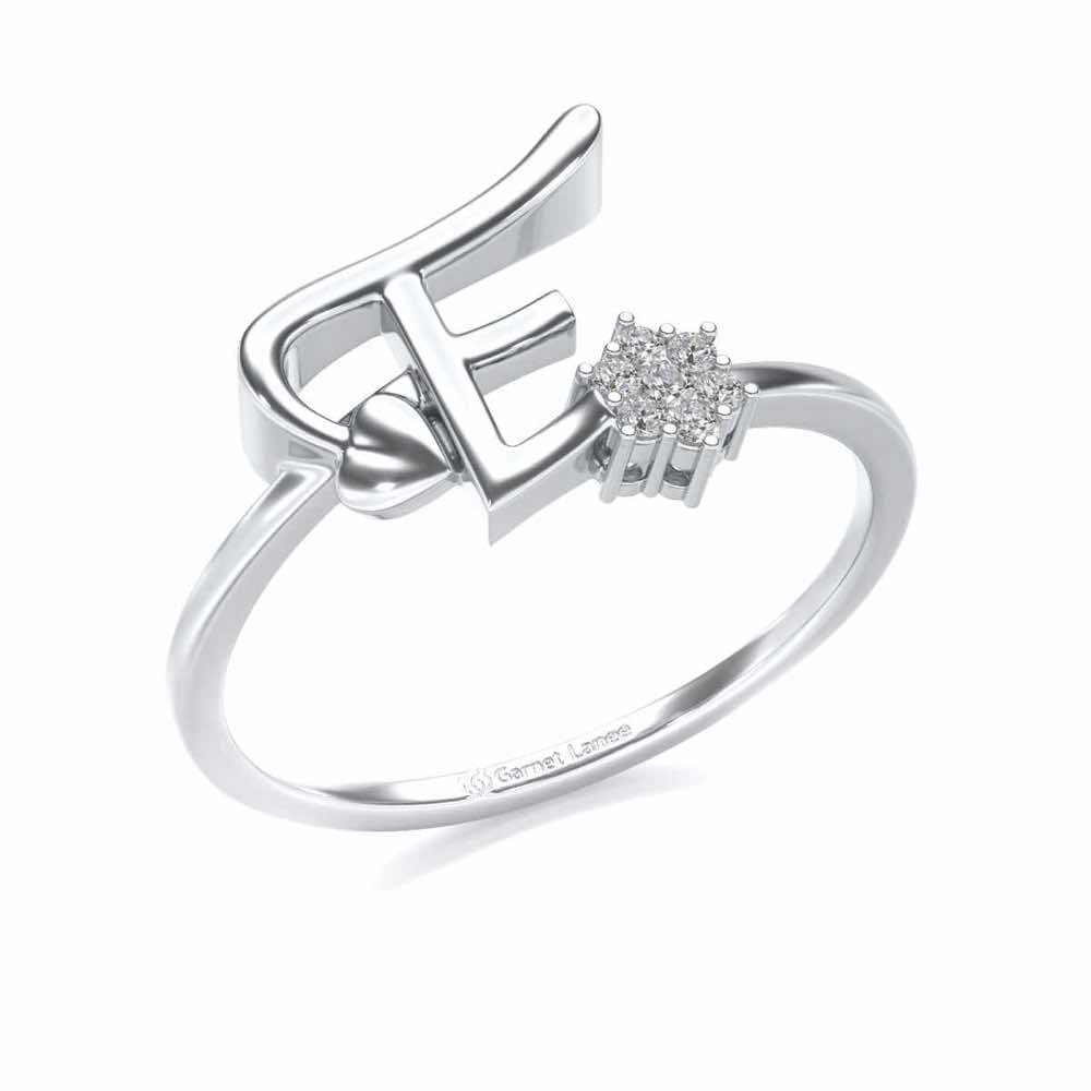 Regalia E Silver Ring - White Gold - Image 1