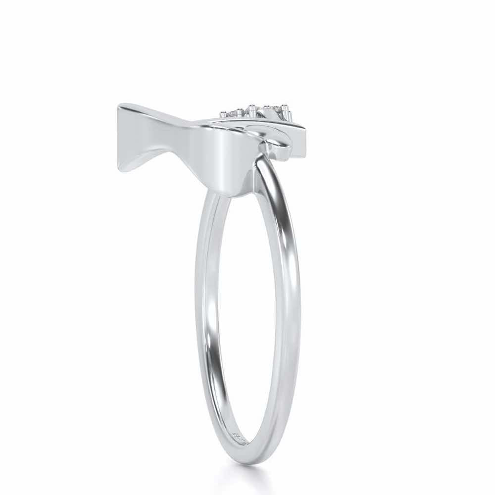 Regalia E Silver Ring - White Gold - Image 3