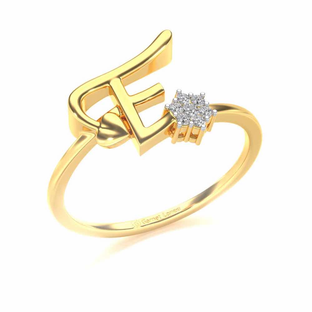 Regalia E Silver Ring - Yellow Gold - Image 1