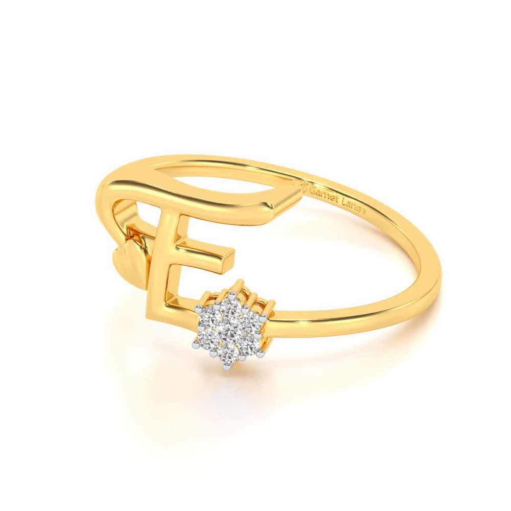 Regalia E Silver Ring - Yellow Gold - Image 2
