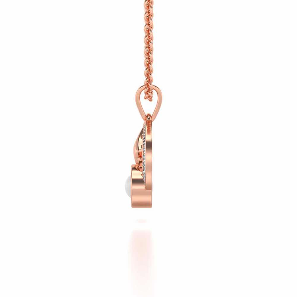 Regulus Silver Pendant - Rose Gold - Image 3