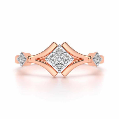 Relic Silver Ring - Rose Gold - Image 4