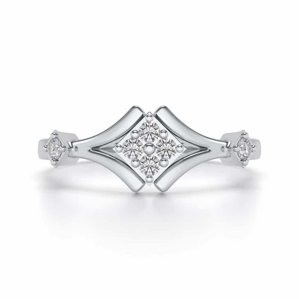 Relic Silver Ring - White Gold - Image 4