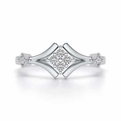Relic Silver Ring - White Gold - Image 4