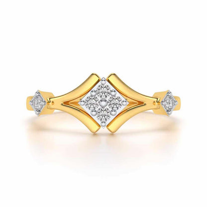 Relic Silver Ring - Yellow Gold - Image 4